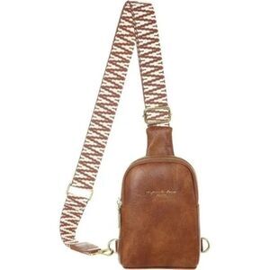 New Small Sling Bag Fanny Packs Crossbody Bags Brown Unisex Shoulder Bag